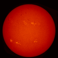 Image of Sun's chromosphere