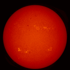 Image of Sun's chromosphere