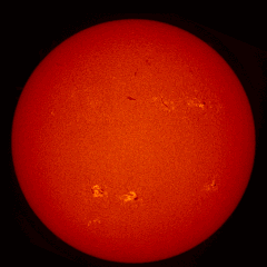 Image of Sun's chromosphere