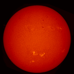 Image of Sun's chromosphere