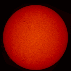 Image of Sun's chromosphere