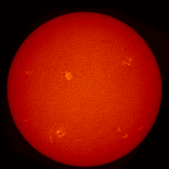 Image of Sun's chromosphere