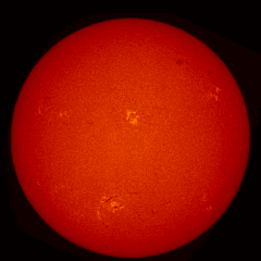 Image of Sun's chromosphere