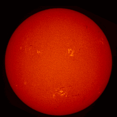 Image of Sun's chromosphere