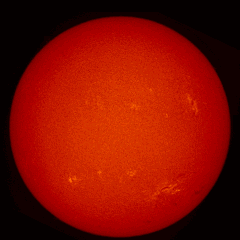 Image of Sun's chromosphere