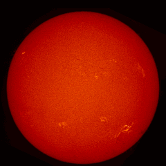 Image of Sun's chromosphere