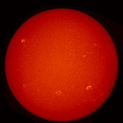 Image of Sun's chromosphere