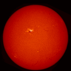 Image of Sun's chromosphere