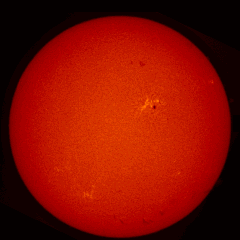 Image of Sun's chromosphere