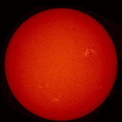 Image of Sun's chromosphere