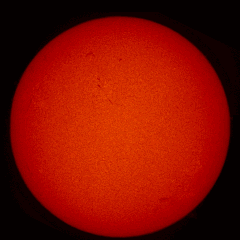 Image of Sun's chromosphere