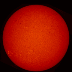 Image of Sun's chromosphere