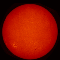 Image of Sun's chromosphere