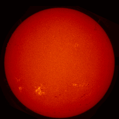 Image of Sun's chromosphere