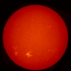 Image of Sun's chromosphere