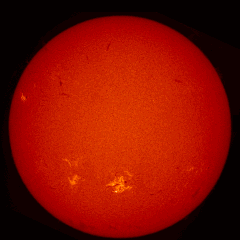 Image of Sun's chromosphere