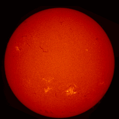 Image of Sun's chromosphere