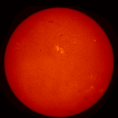 Image of Sun's chromosphere