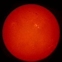 Image of Sun's chromosphere