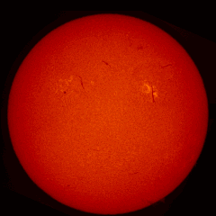 Image of Sun's chromosphere