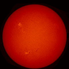 Image of Sun's chromosphere