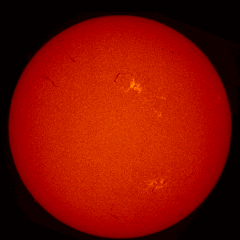 Image of Sun's chromosphere