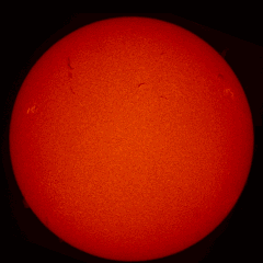 Image of Sun's chromosphere