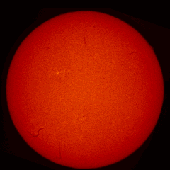 Image of Sun's chromosphere