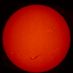 Image of Sun's chromosphere