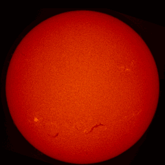 Image of Sun's chromosphere