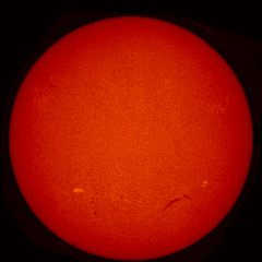 Image of Sun's chromosphere