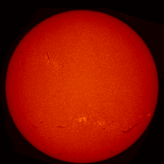 Image of Sun's chromosphere