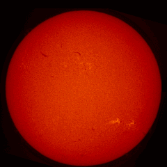 Image of Sun's chromosphere