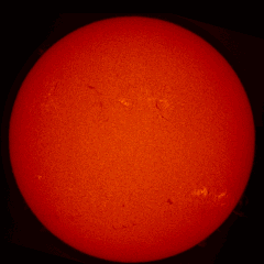 Image of Sun's chromosphere