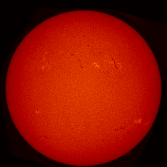 Image of Sun's chromosphere