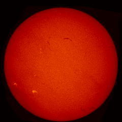 Image of Sun's chromosphere