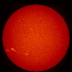 Image of Sun's chromosphere