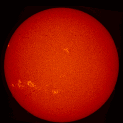 Image of Sun's chromosphere