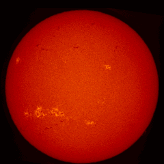 Image of Sun's chromosphere