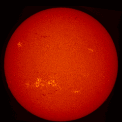 Image of Sun's chromosphere