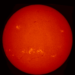 Image of Sun's chromosphere