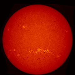 Image of Sun's chromosphere