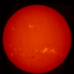 Image of Sun's chromosphere