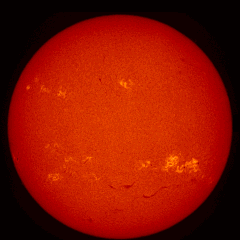 Image of Sun's chromosphere