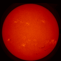 Image of Sun's chromosphere