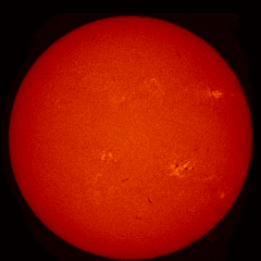 Image of Sun's chromosphere