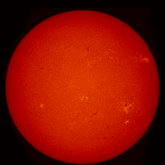 Image of Sun's chromosphere