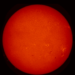 Image of Sun's chromosphere