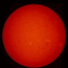 Image of Sun's chromosphere