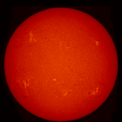 Image of Sun's chromosphere